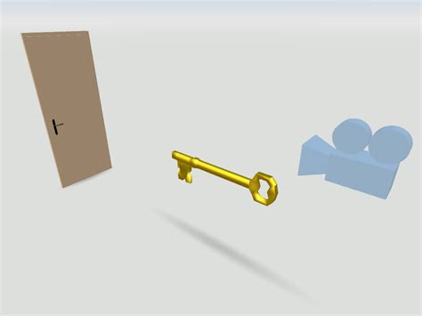 cospacez|CoSpaces Edu :: [Demo] Pick up key.